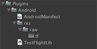 TestFlight - Android Plugins Folder